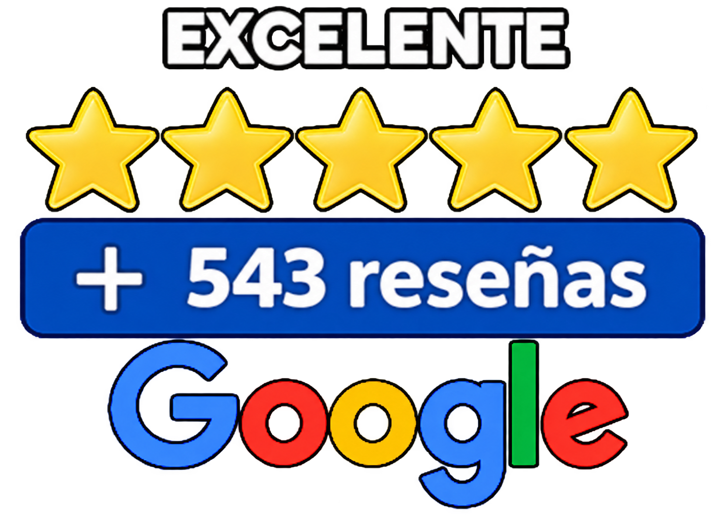 543 reseñas en Google · Punto Feliz